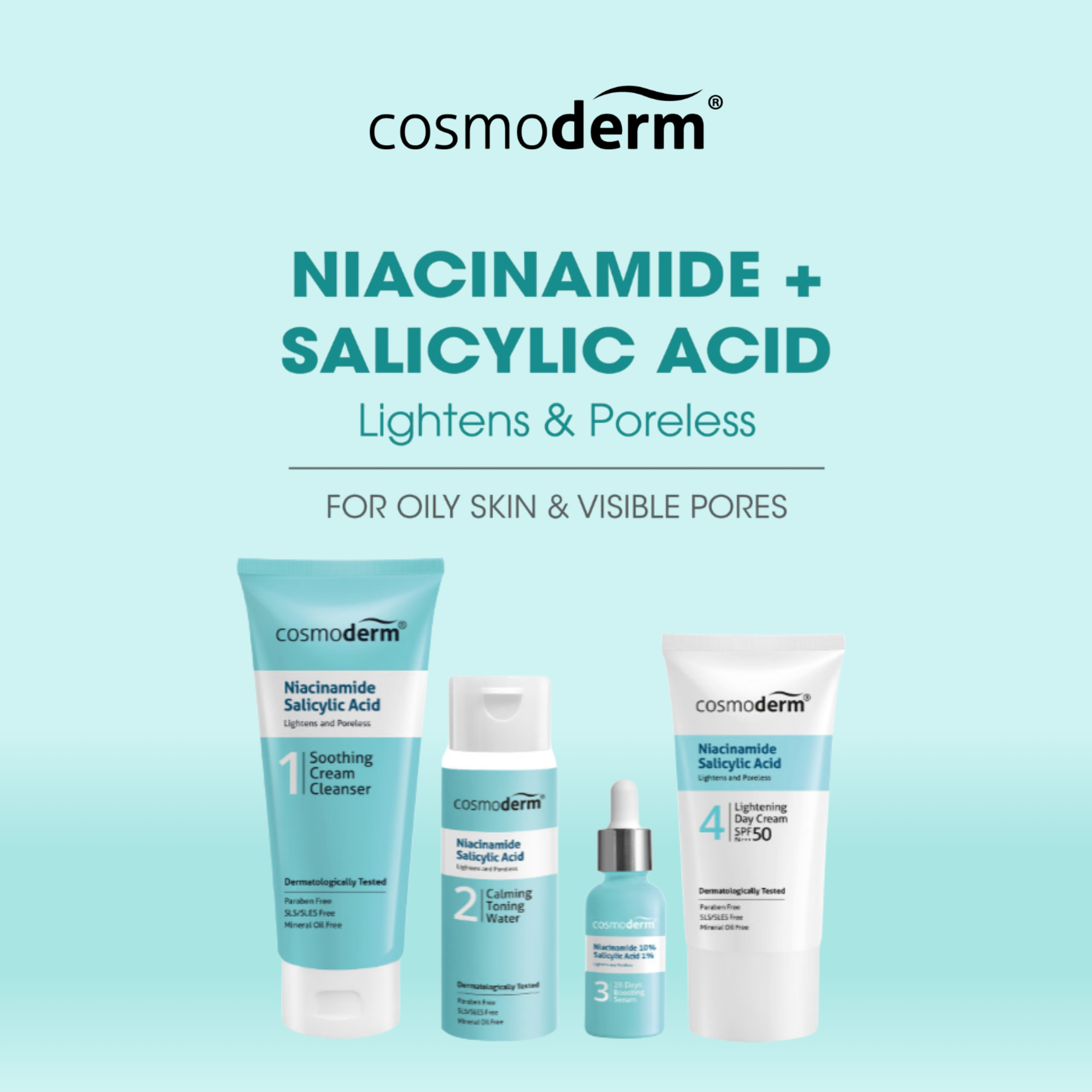 Niacinamide + Salicylic Acid - Soothing & Calming Set