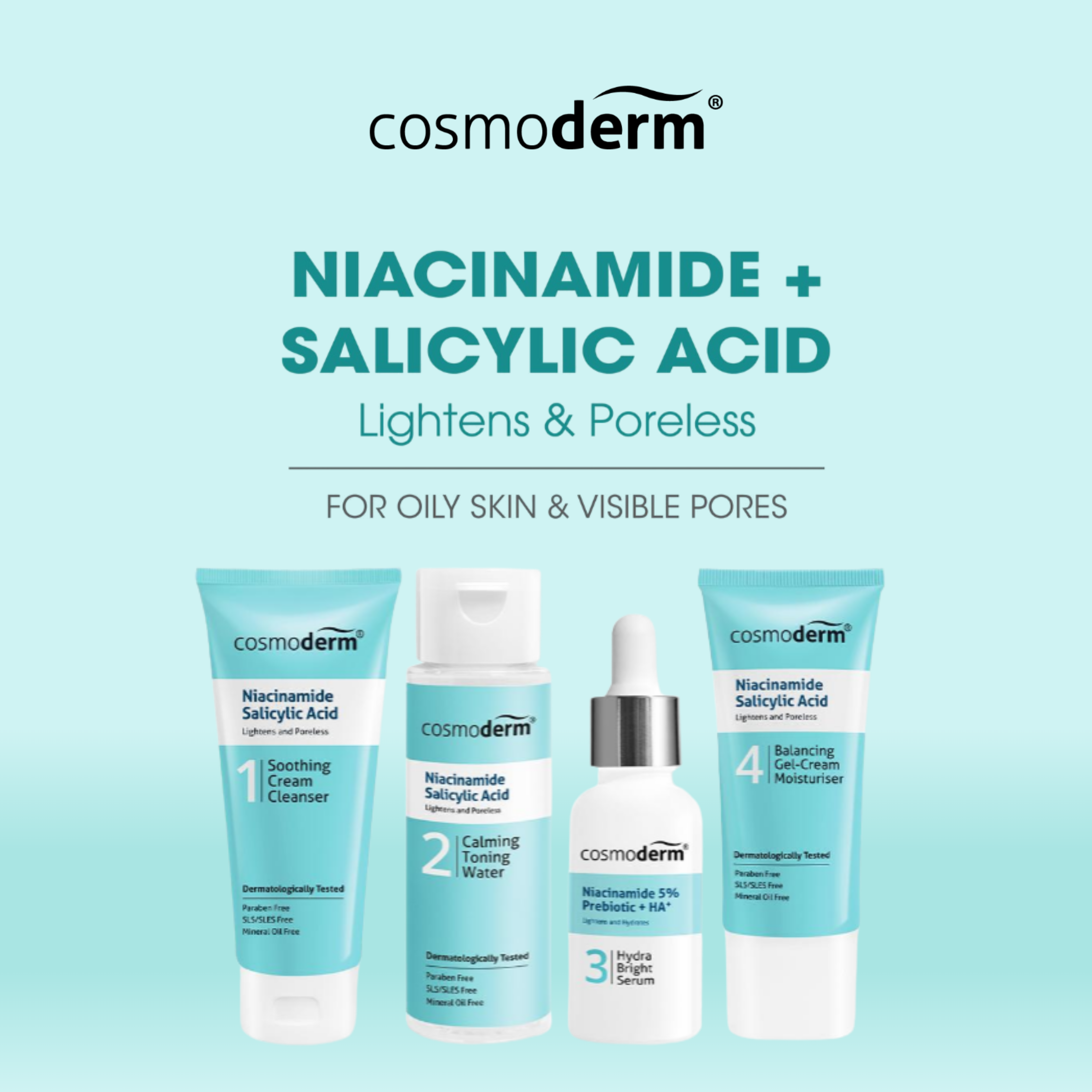 Niacinamide + Salicylic Acid - Combination to Dry Skin Set
