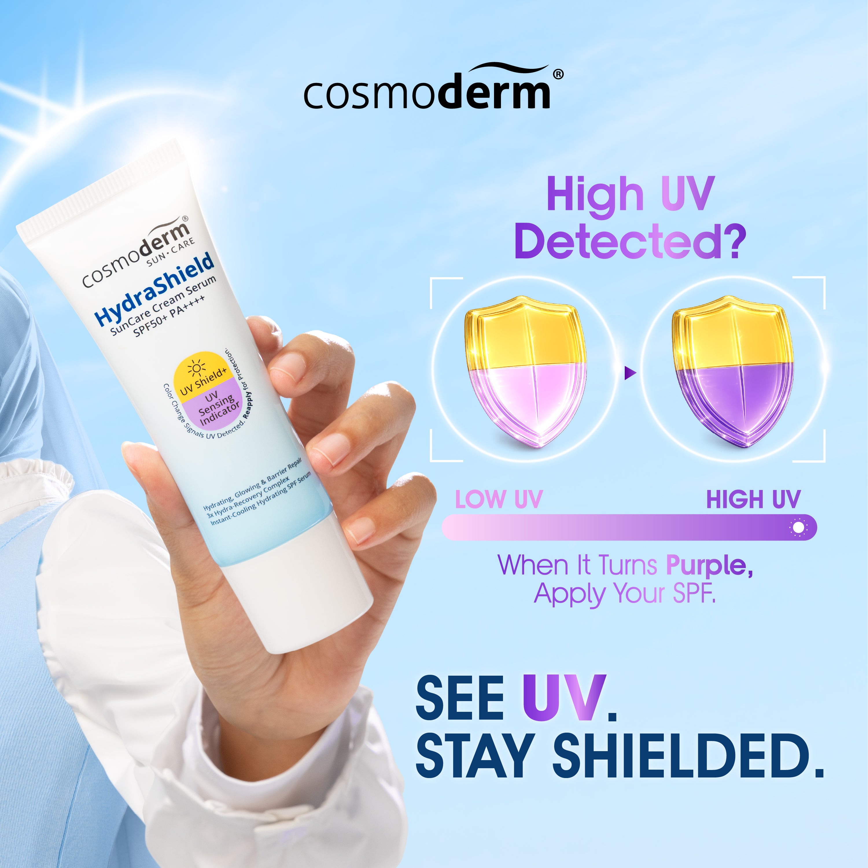 HydraShield SunCare Cream Serum SPF50+ PA++++ 30ml