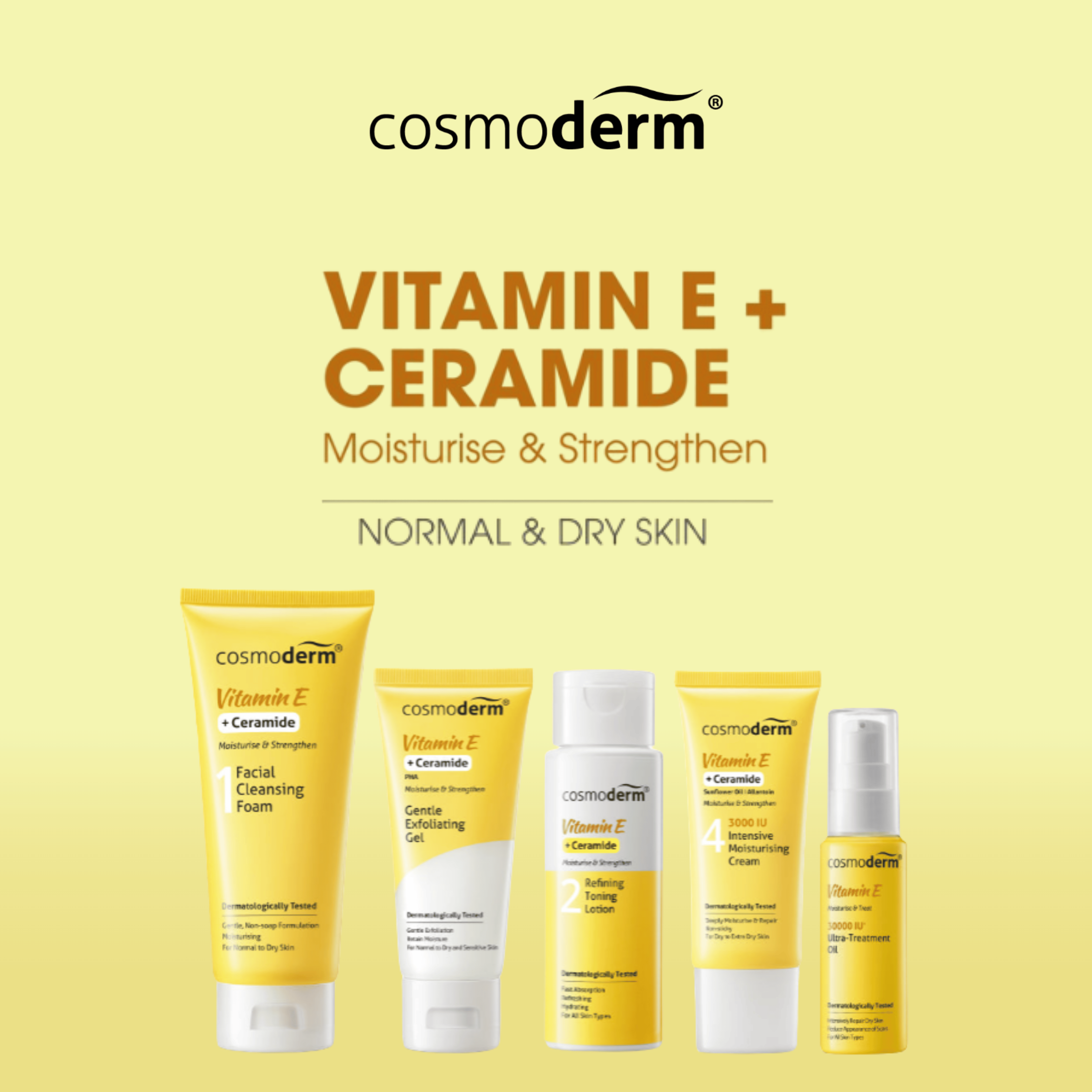 Vitamin E + Ceramide - Intensive Moisture Set