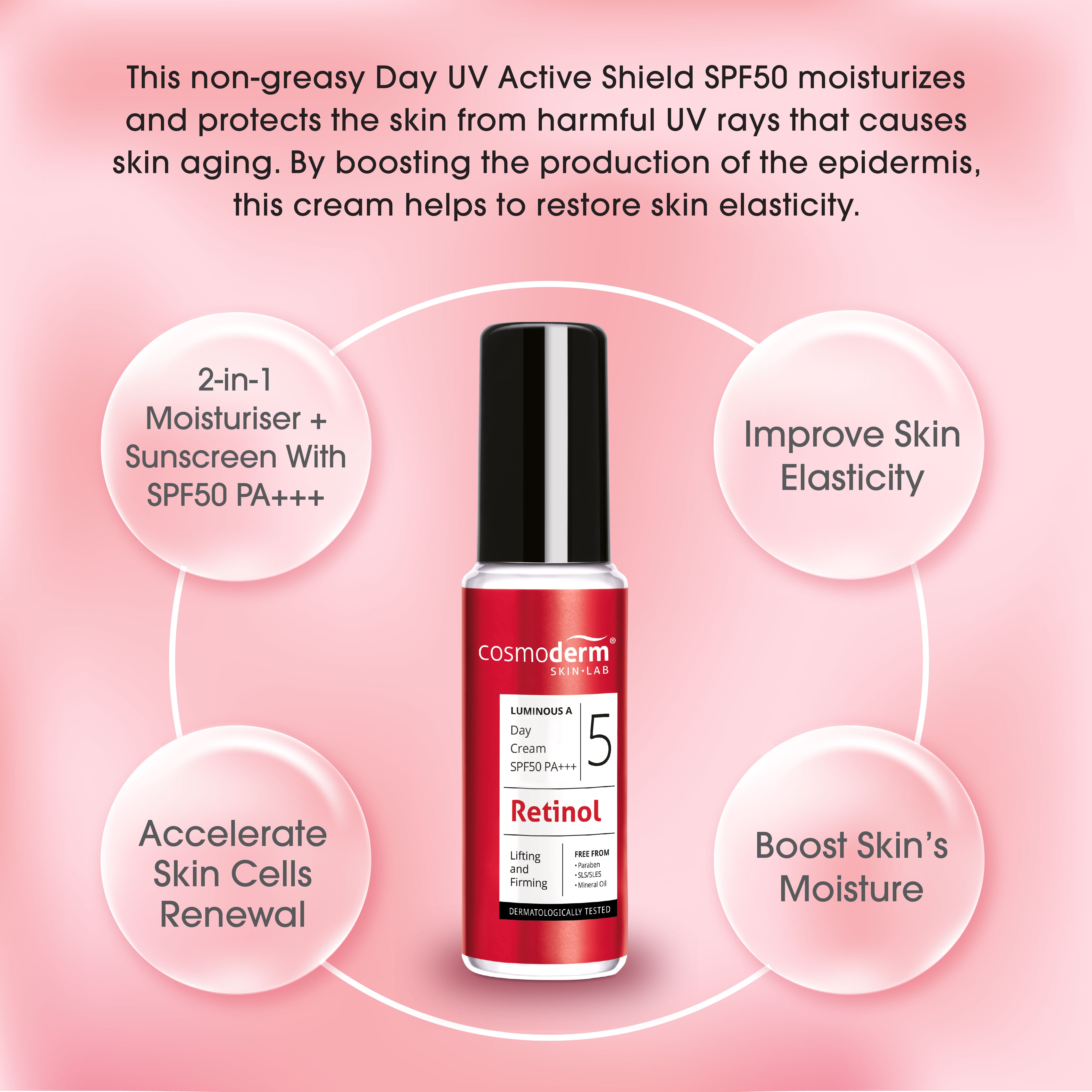 Luminous A Day Cream SPF50 PA+++ 30ml