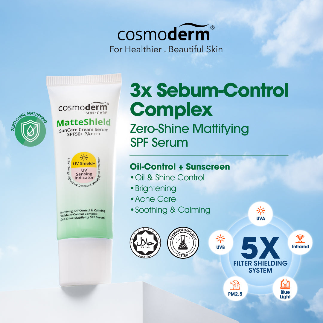 MatteShield SunCare Cream Serum SPF50+ PA++++ 30ml