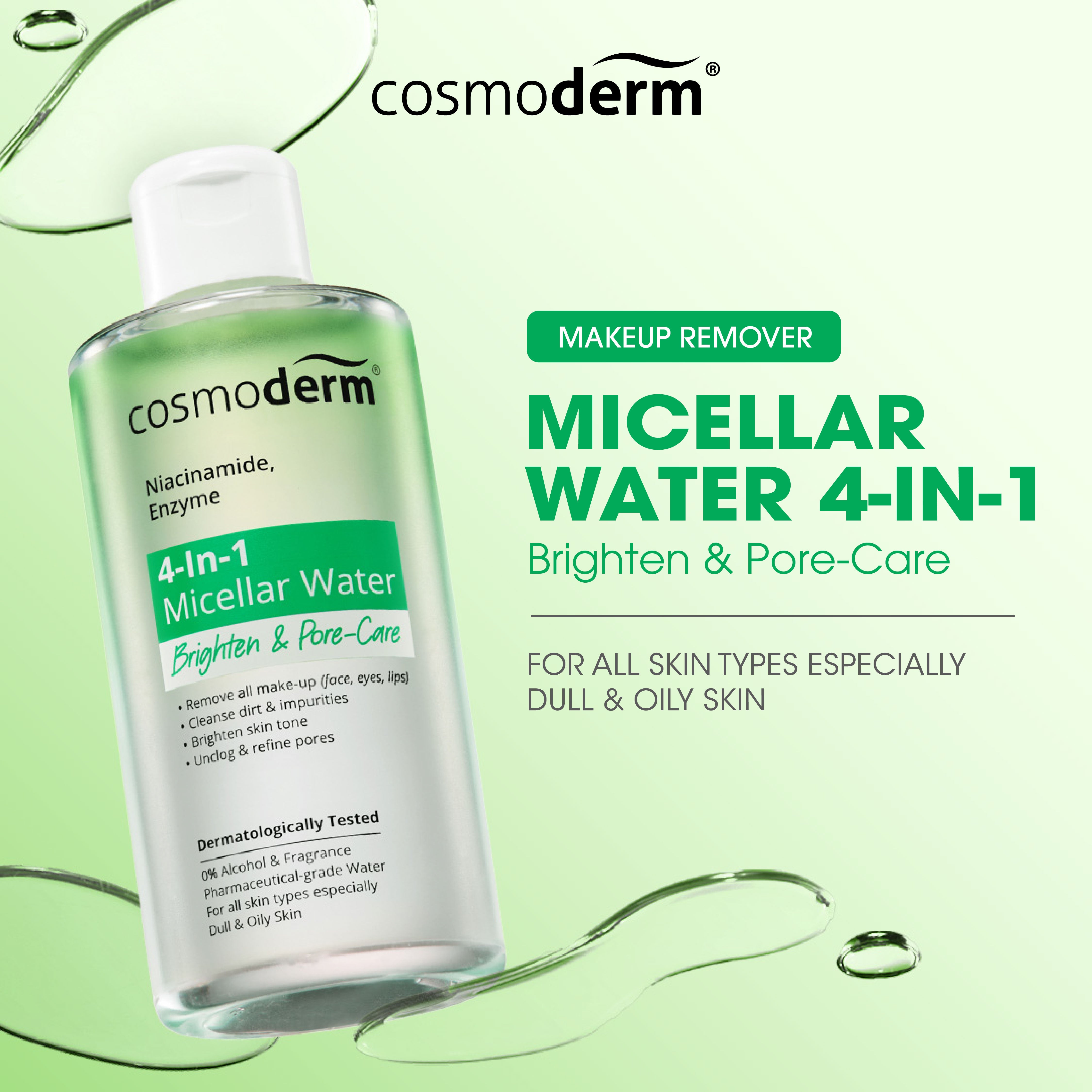 Micellar Water 4-in-1 Brighten & Pore-Care 300ml