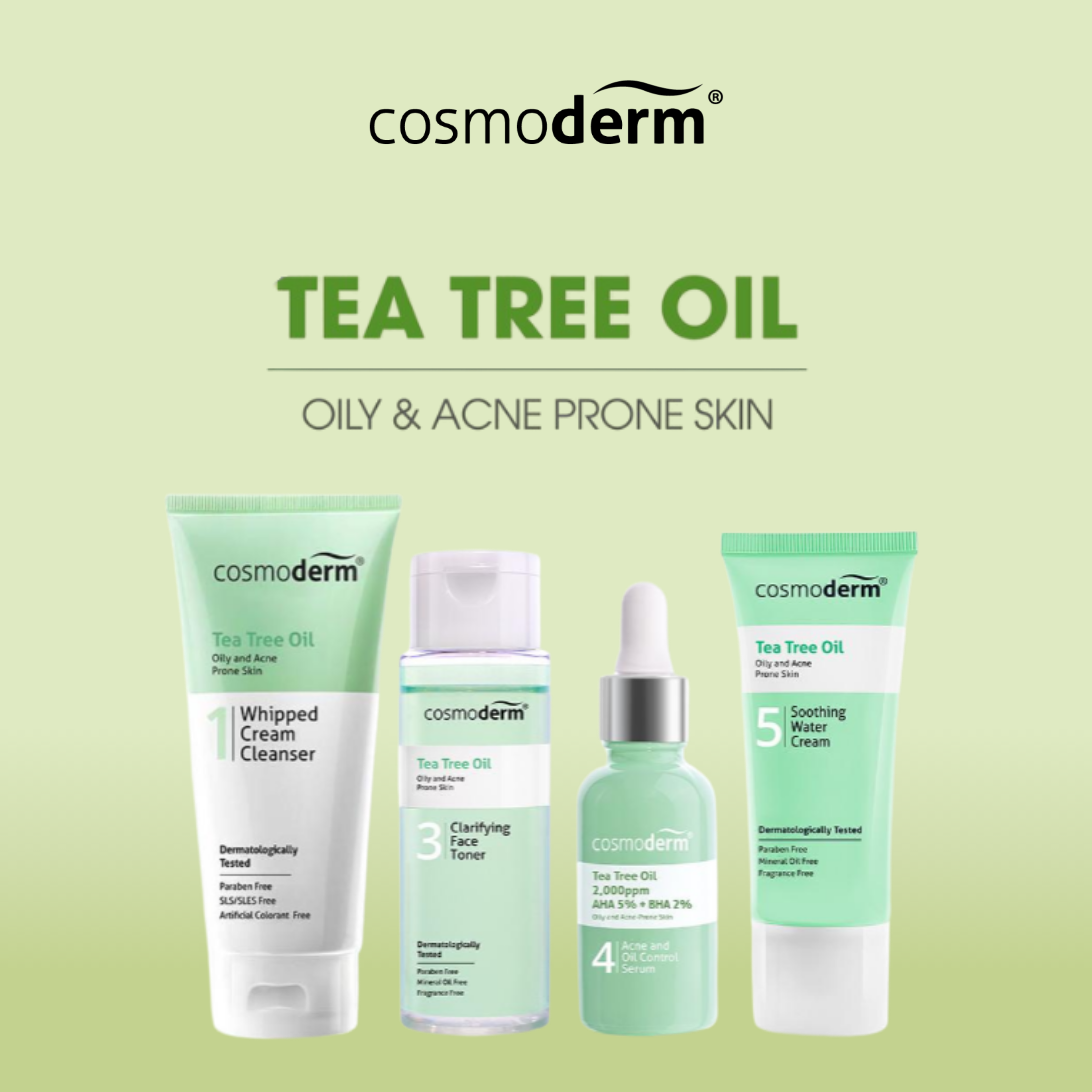 Tea Tree Oil - Moderate Acne Skin Set