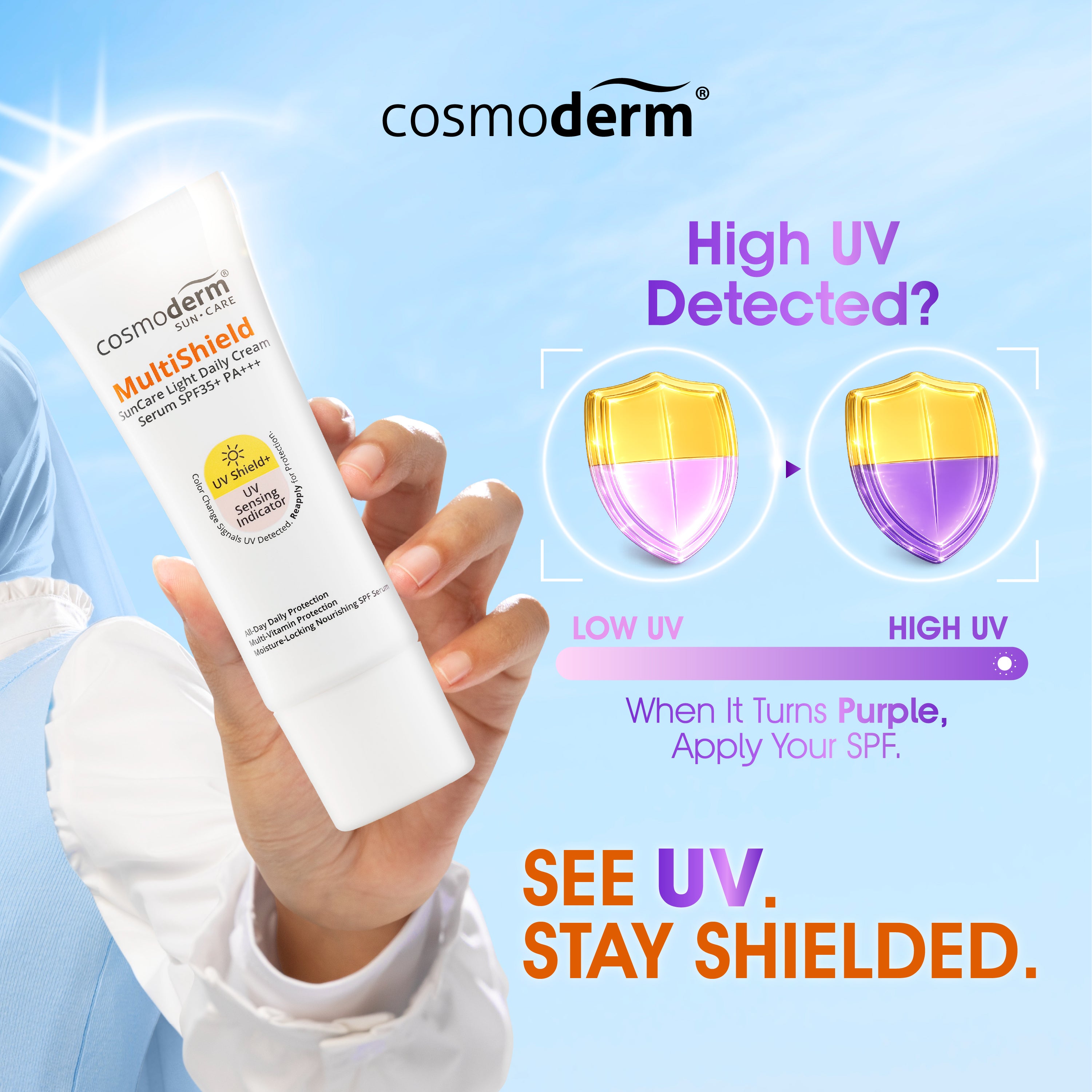 MultiShield SunCare Light Daily Cream Serum SPF35+ PA+++ 30ml
