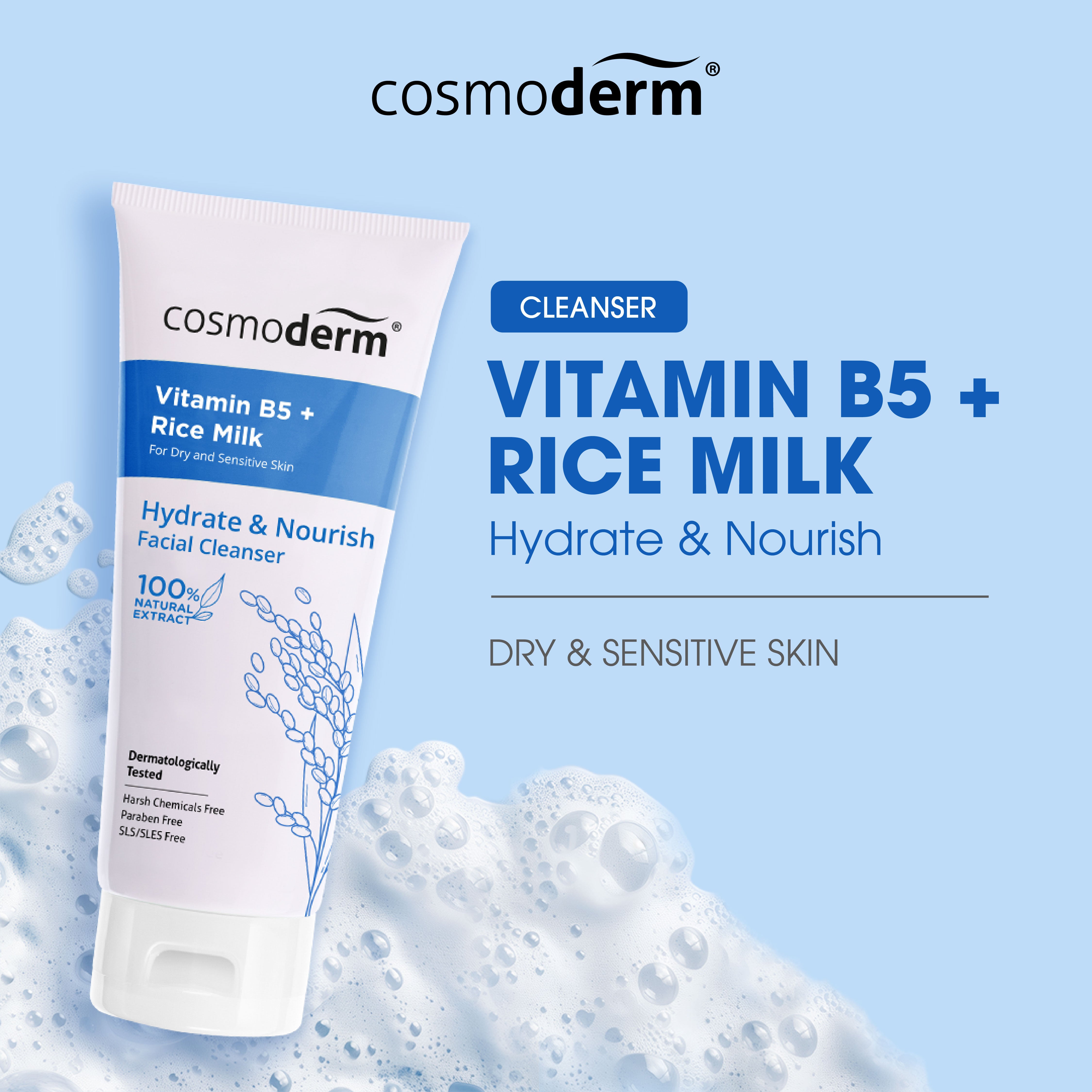 Natural Hydrate And Nourish Facial Cleanser 100ml