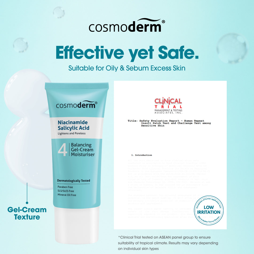 Niacinamide Salicylic Acid Balancing Gel - Cream Moisturiser