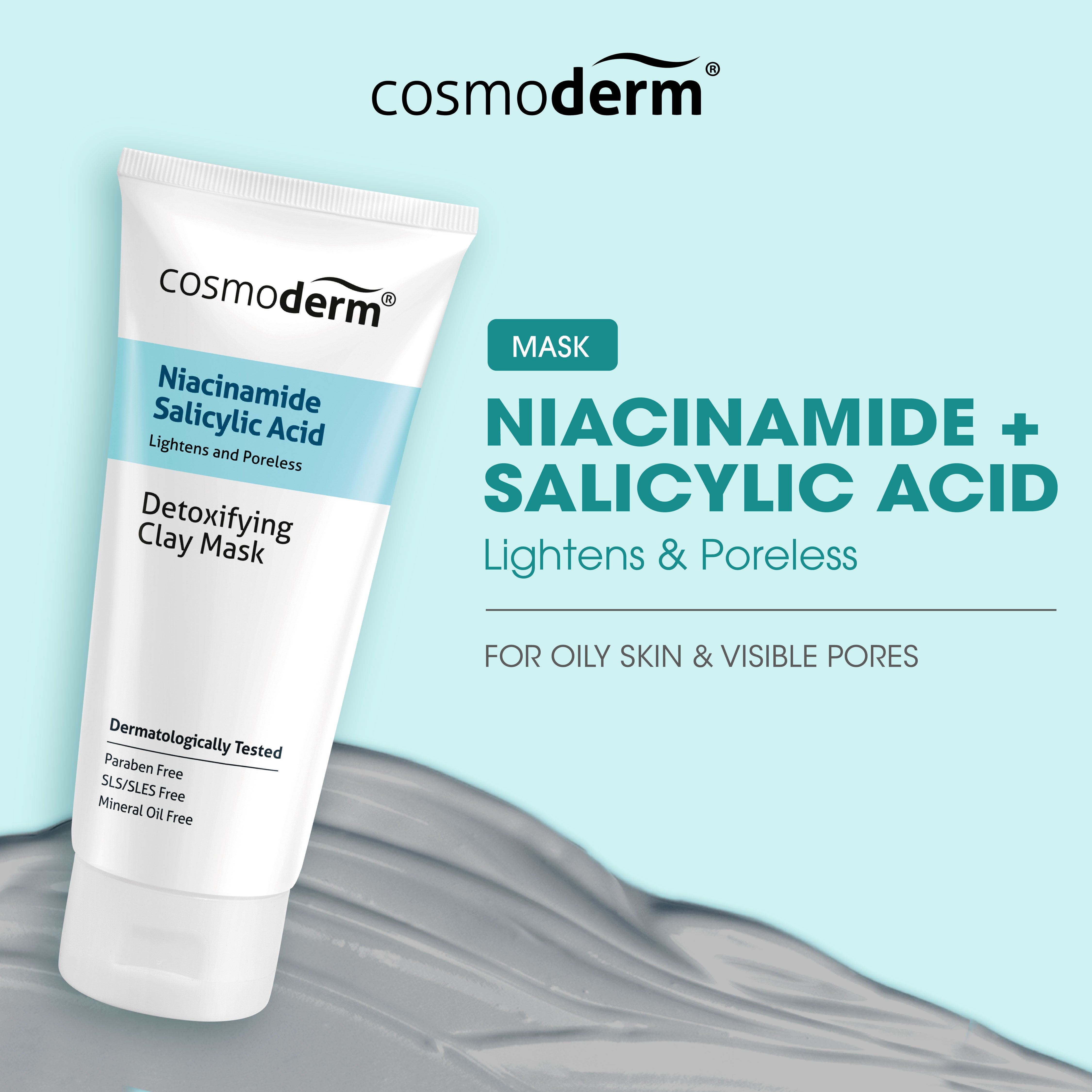 Niacinamide Salicylic Acid Detoxifying Clay Mask 100ml