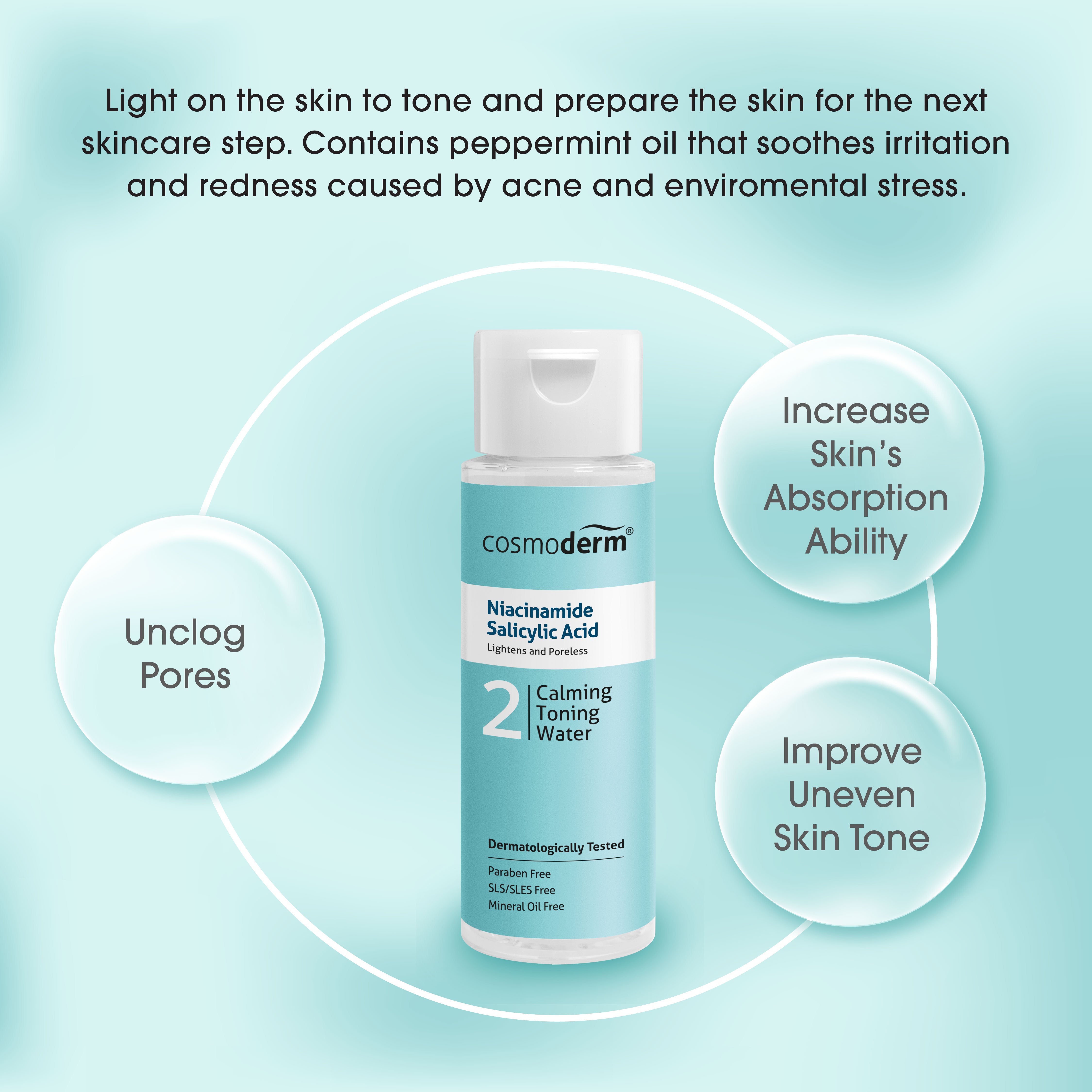 Niacinamide Salicylic Acid Calming Toning Water 100ml