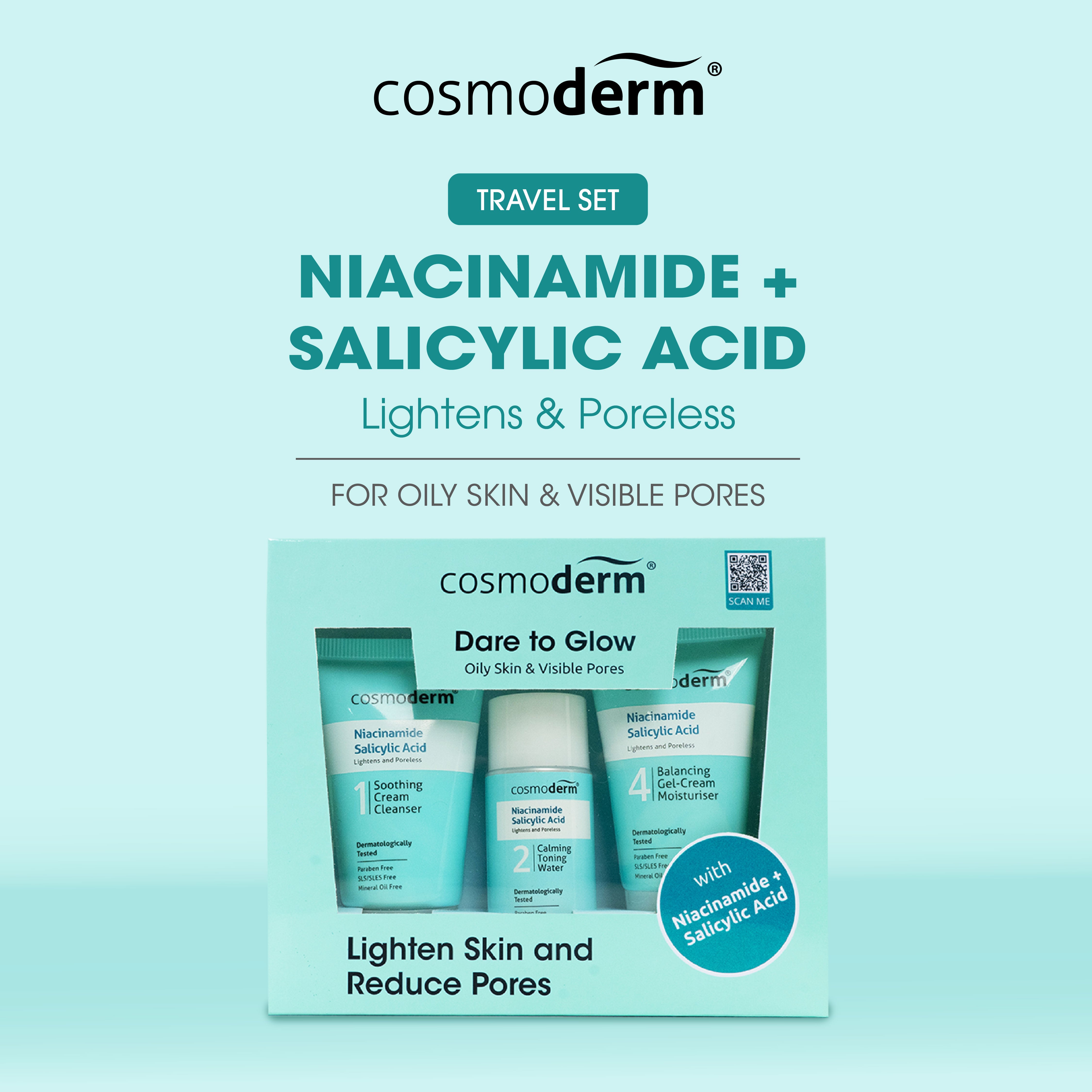 Dare To Glow Set (NSA Travel Set) – Cosmoderm