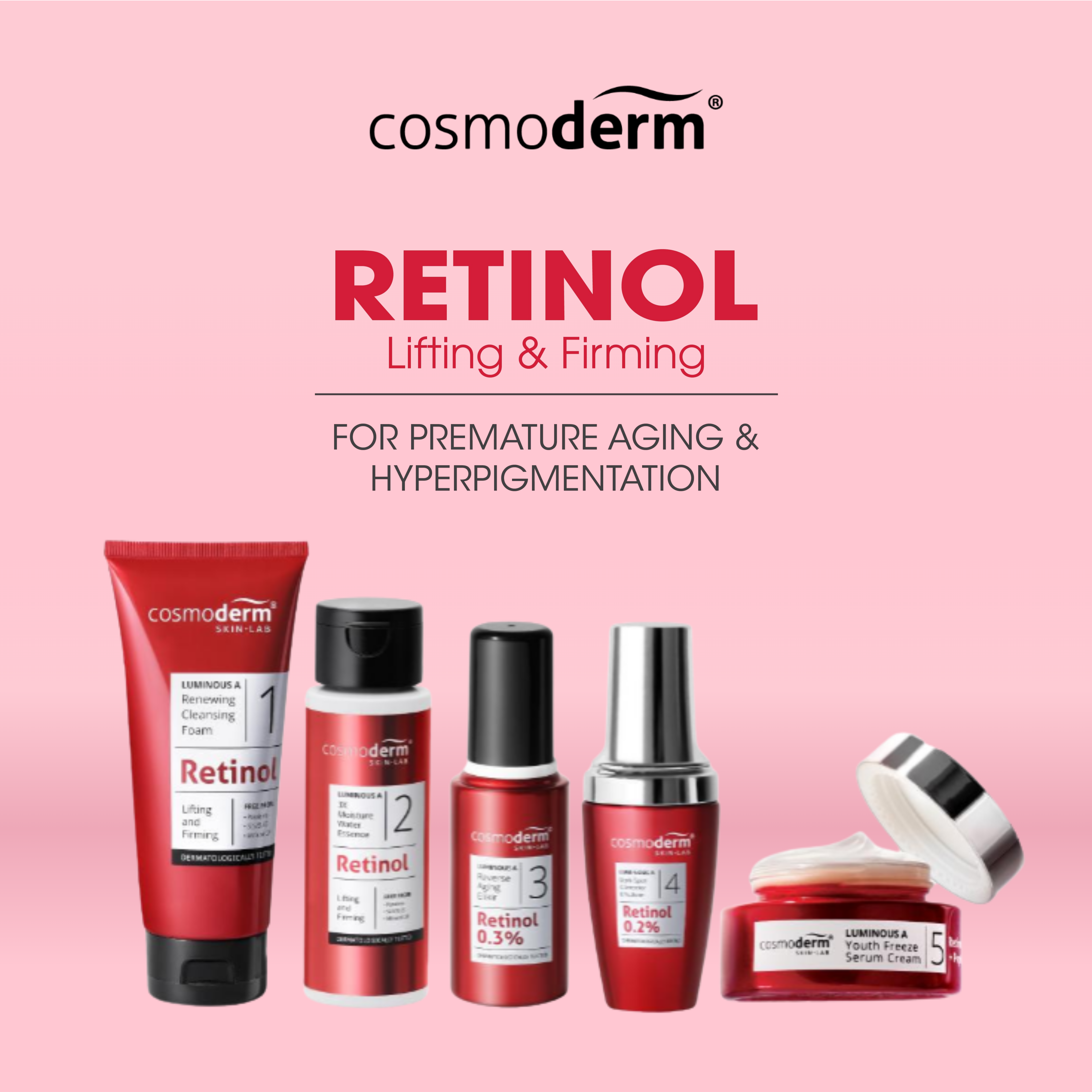 Retinol Luminous A - Nighttime Routine for Combination Skin Set