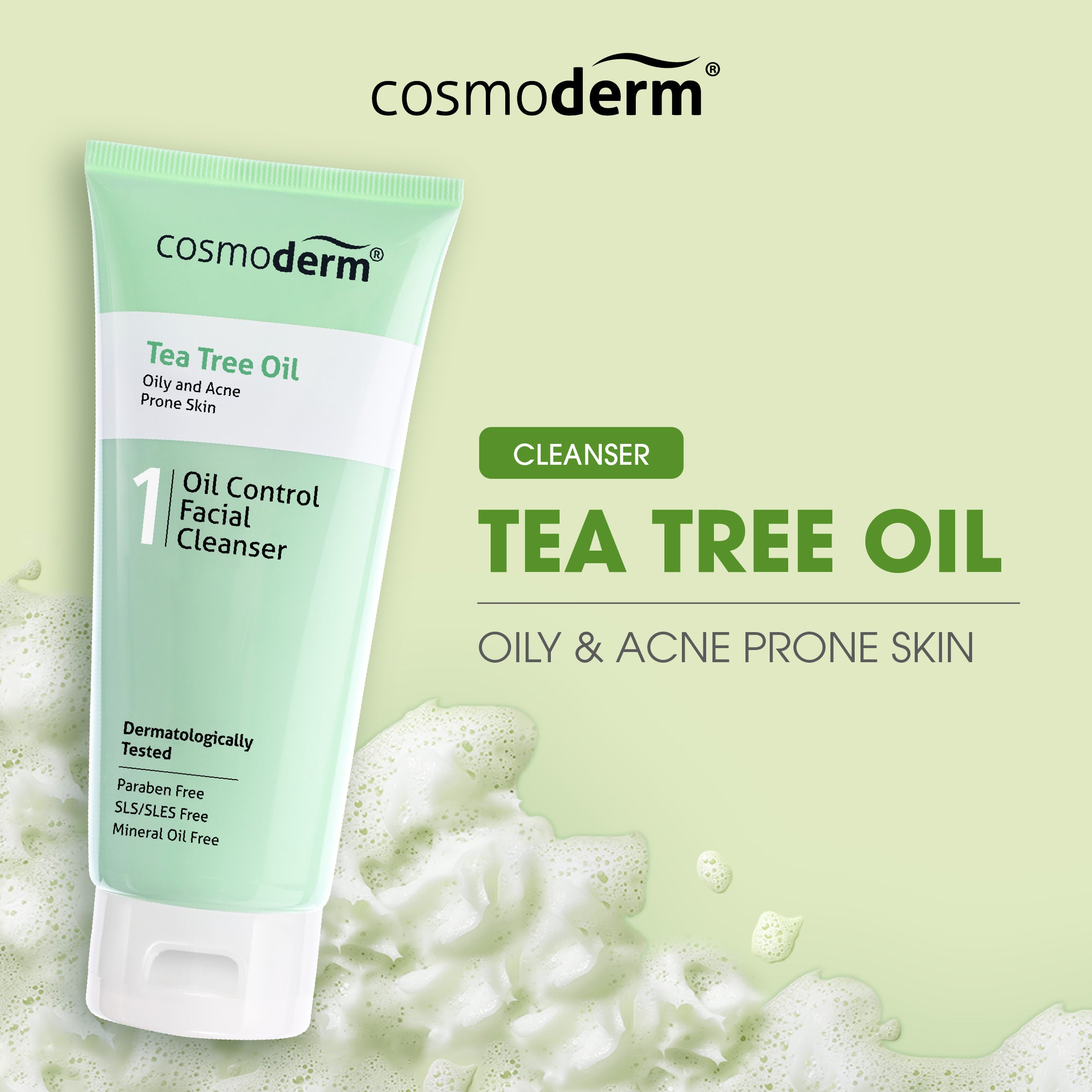 Tea Tree Oil Oil Control Facial Cleanser