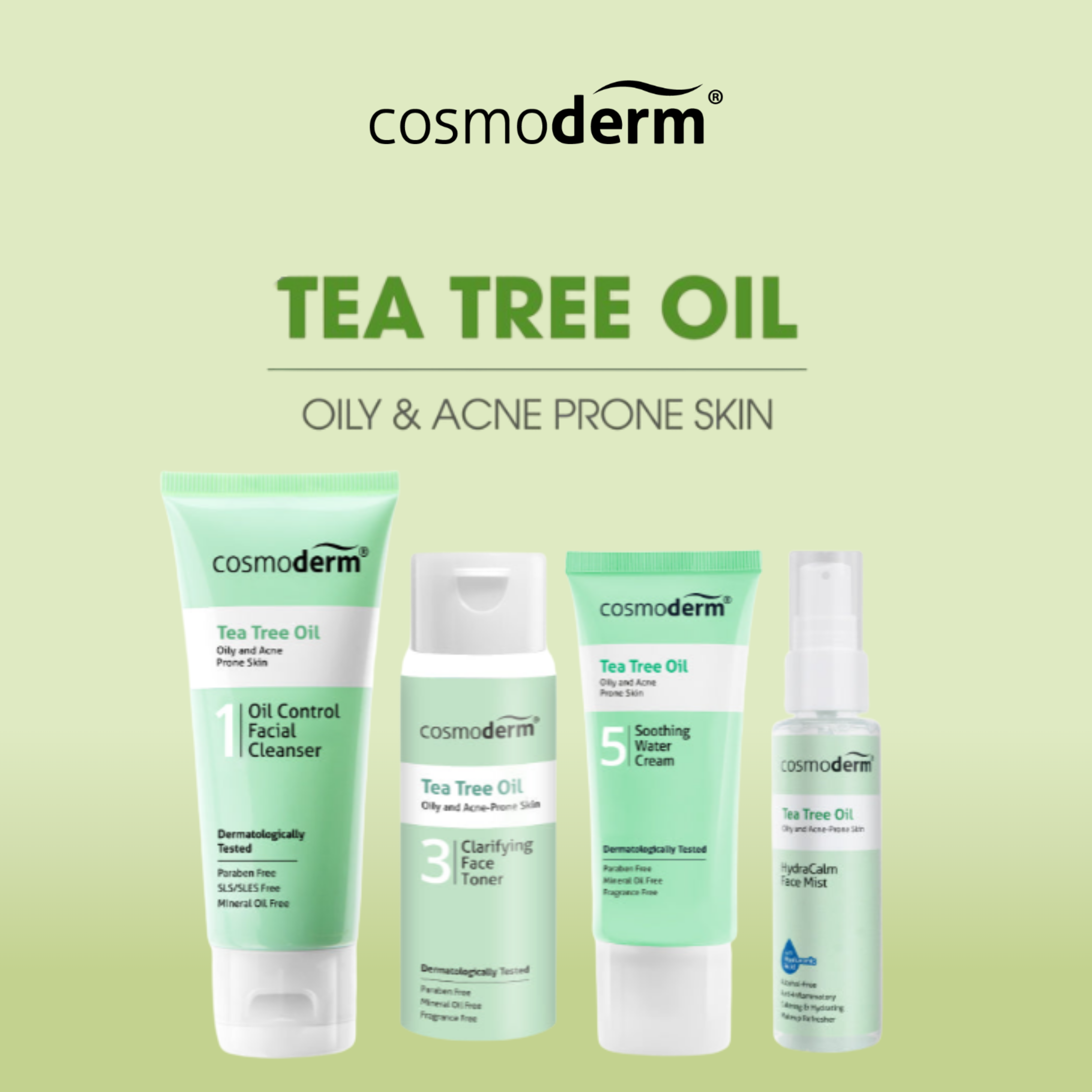 Tea Tree Oil - Oil Control & Soothing Set