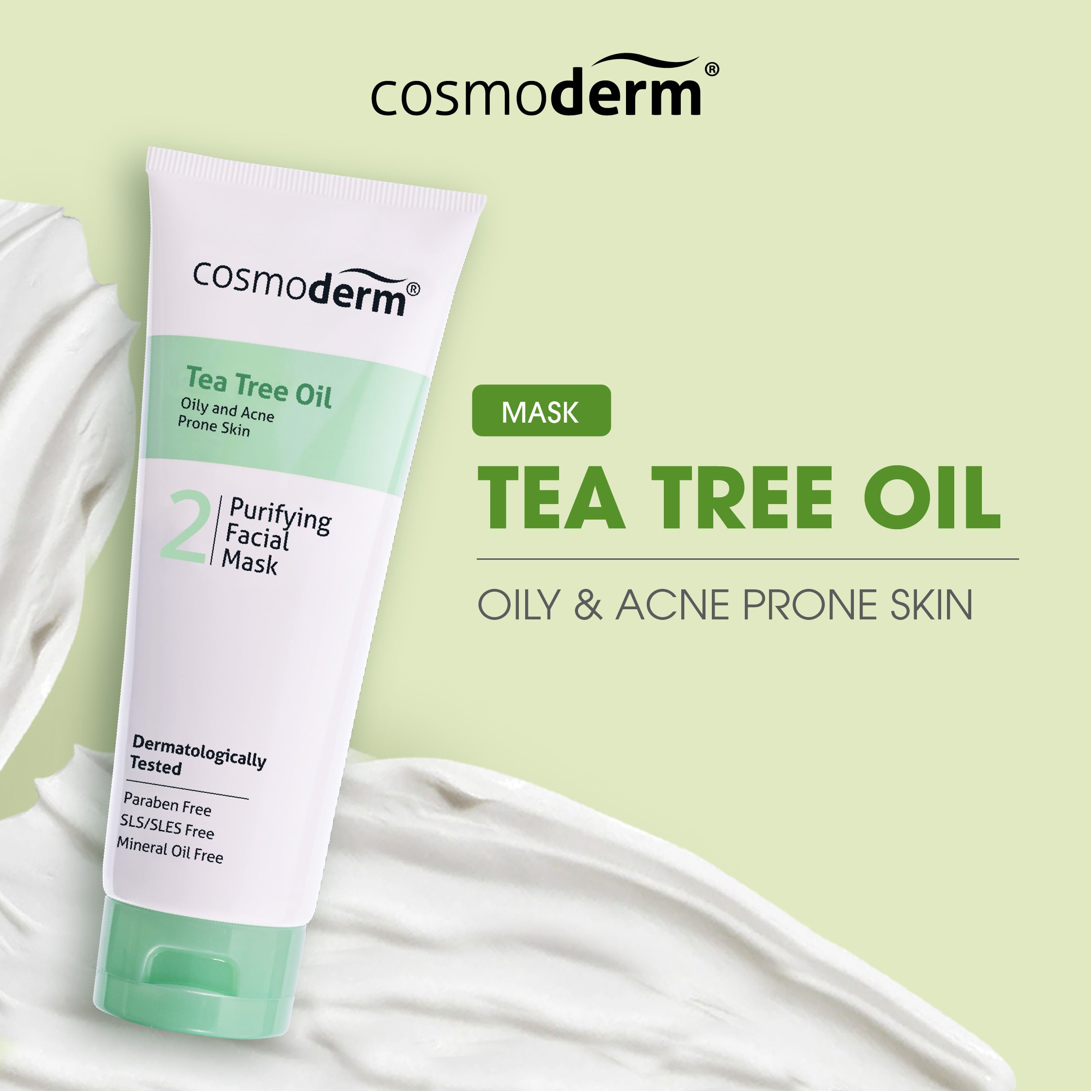 Tea Tree Oil Purifying Facial Mask 100ml