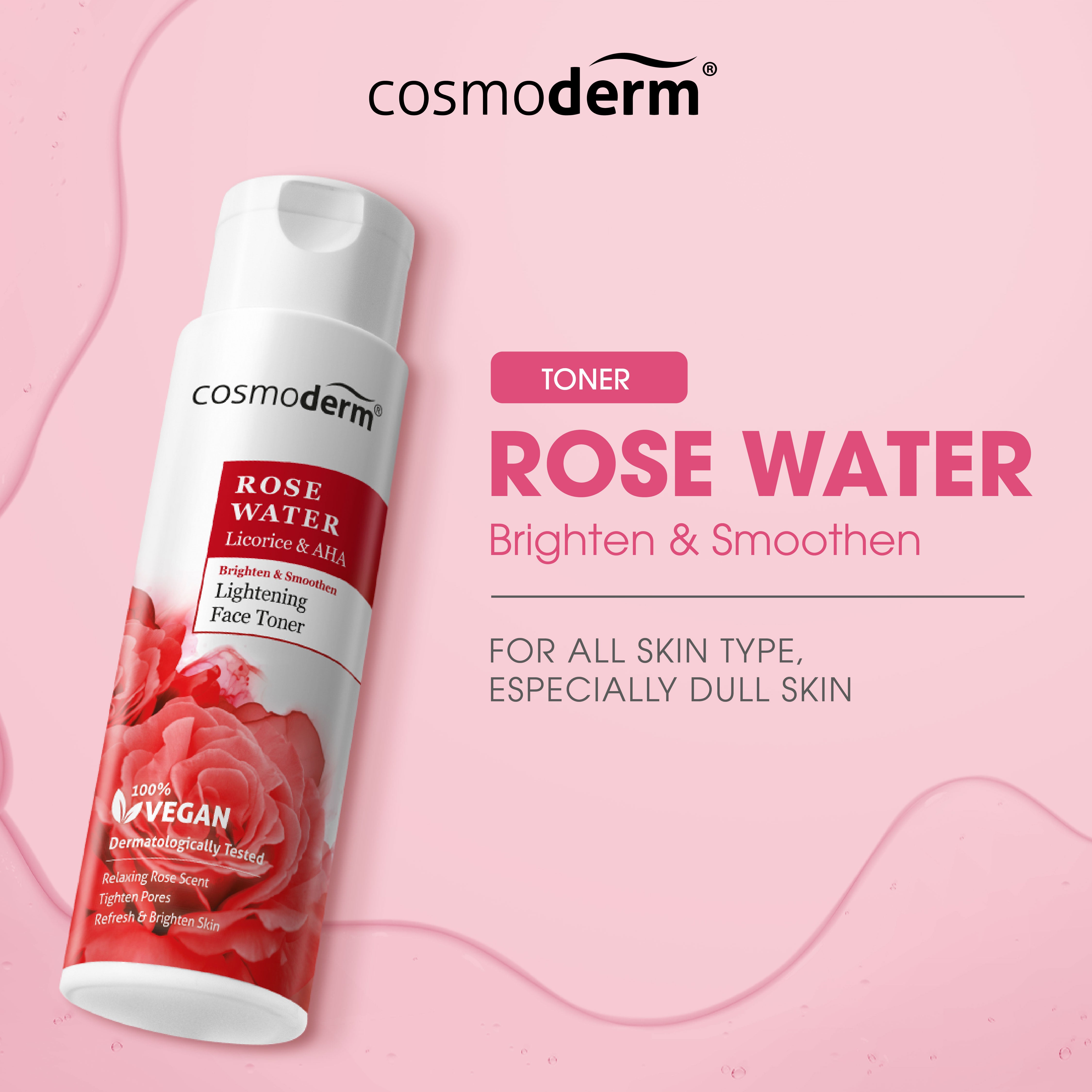 Rose Water Lightening Face Toner 100ml