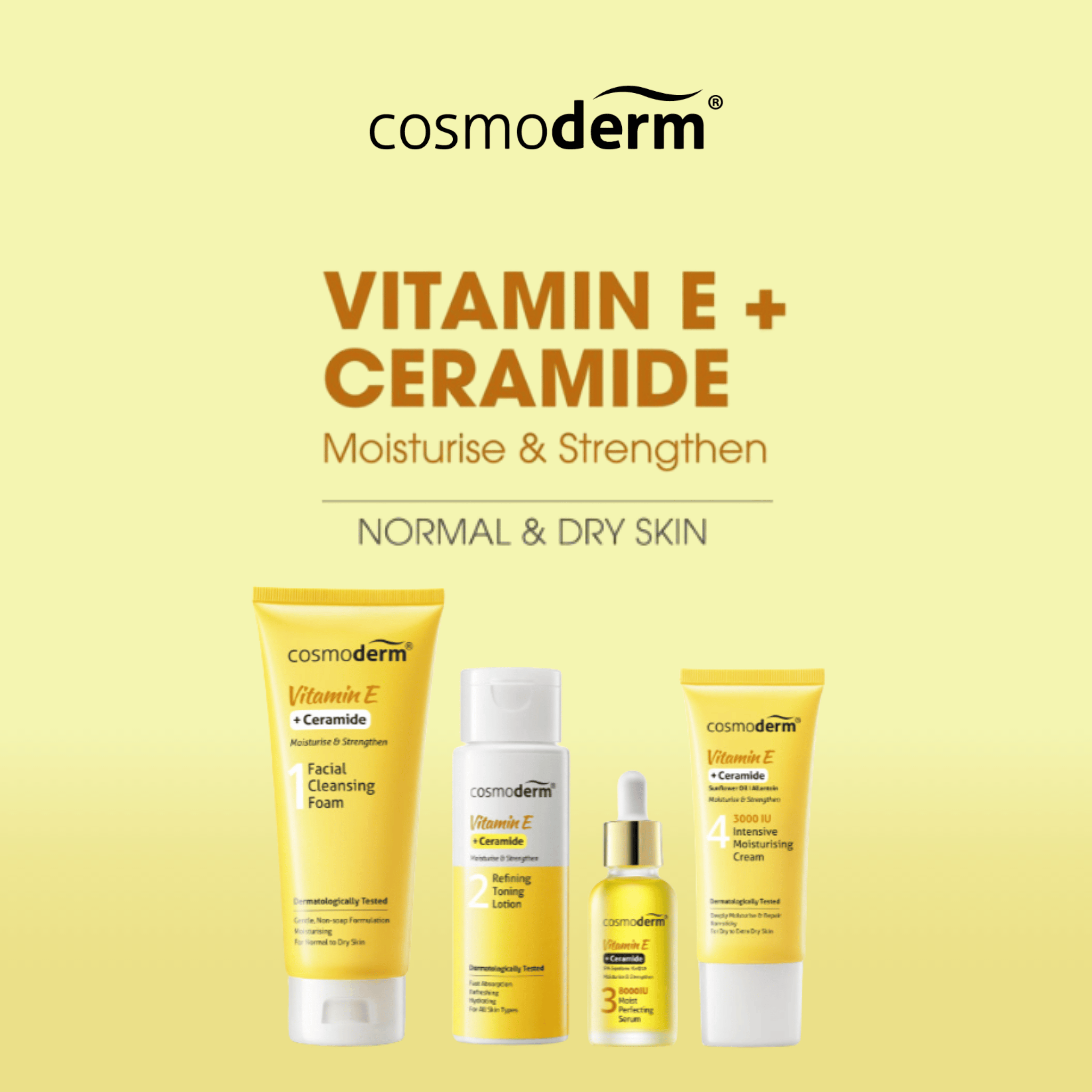 Vitamin E + Ceramide - Perfecting Moisture Set