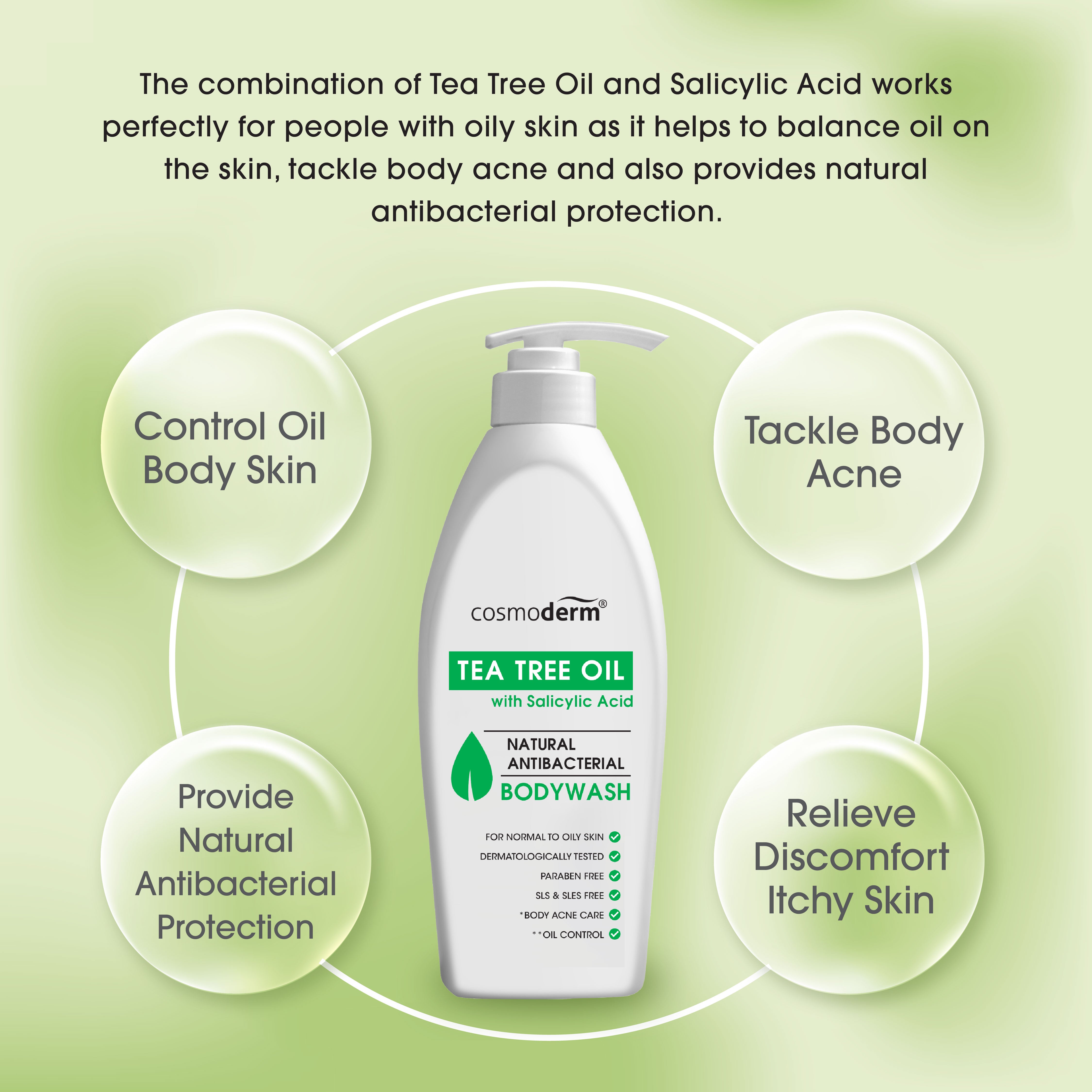 Tea Tree Oil Bodywash 500ml