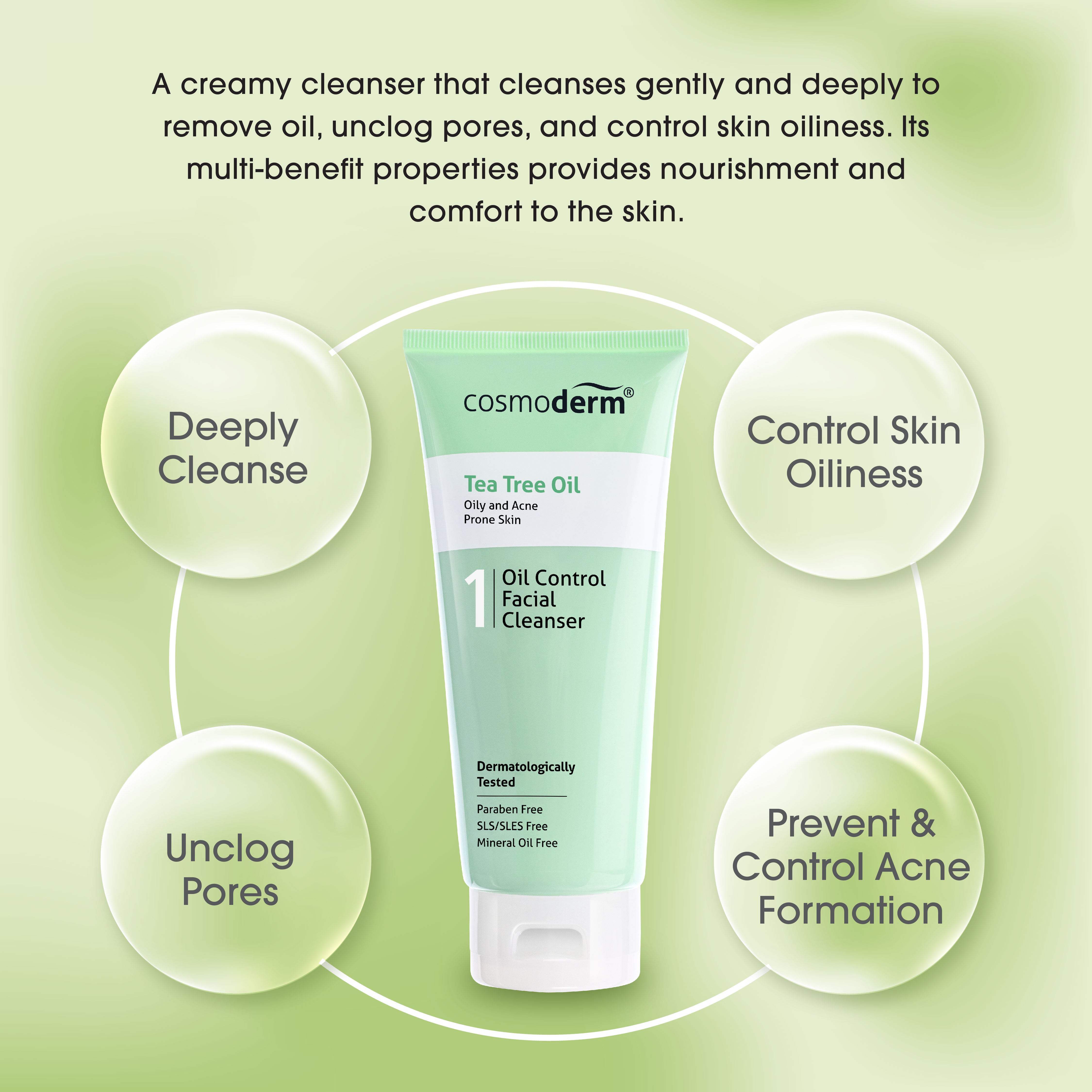 Tea Tree Oil Oil Control Facial Cleanser