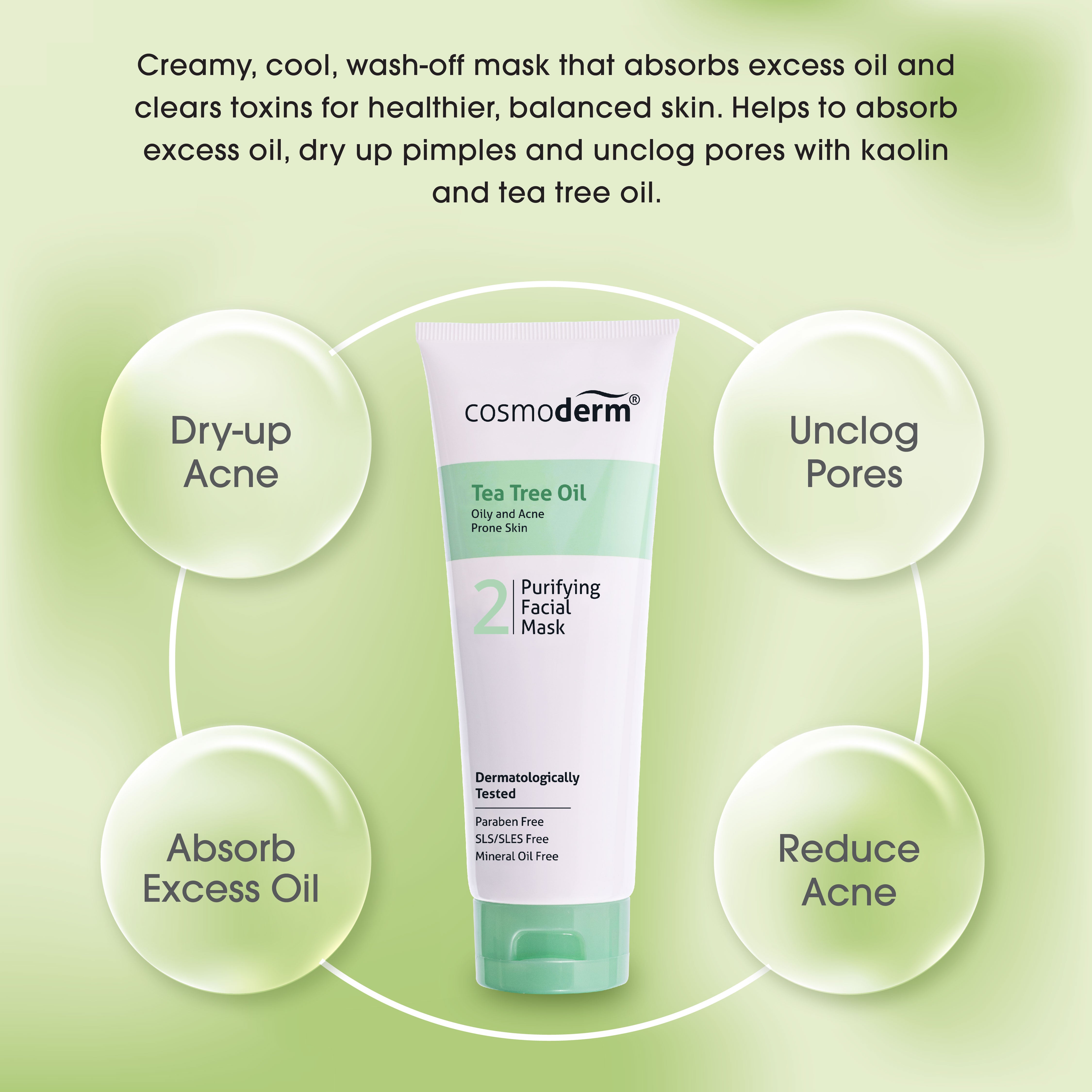 Tea Tree Oil Purifying Facial Mask 100ml