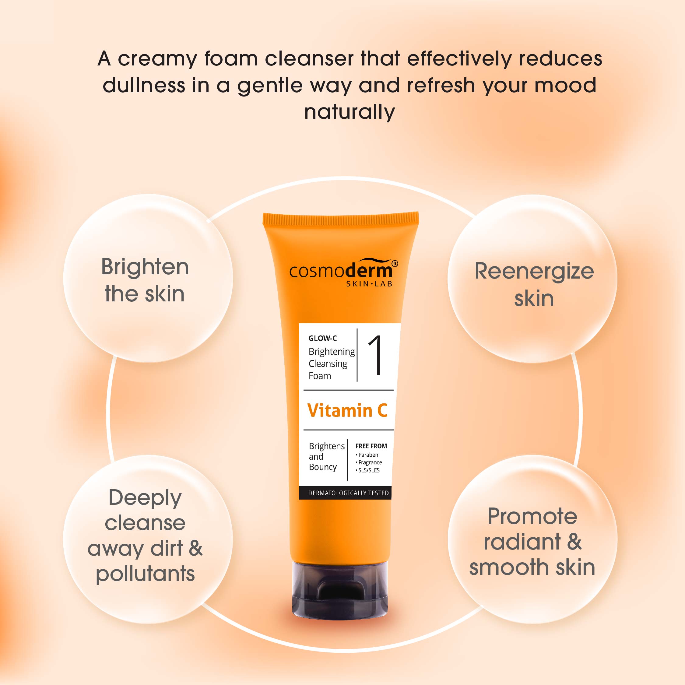 Glow-C Brightening Cleansing Foam 100ml