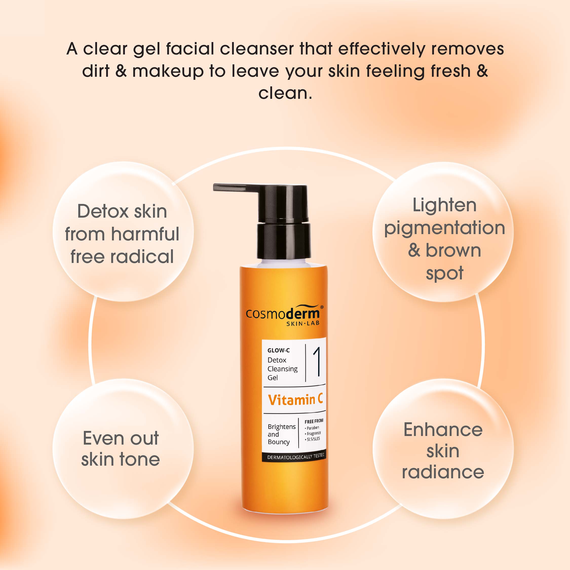 Glow-C Detox Cleansing Gel 120ml