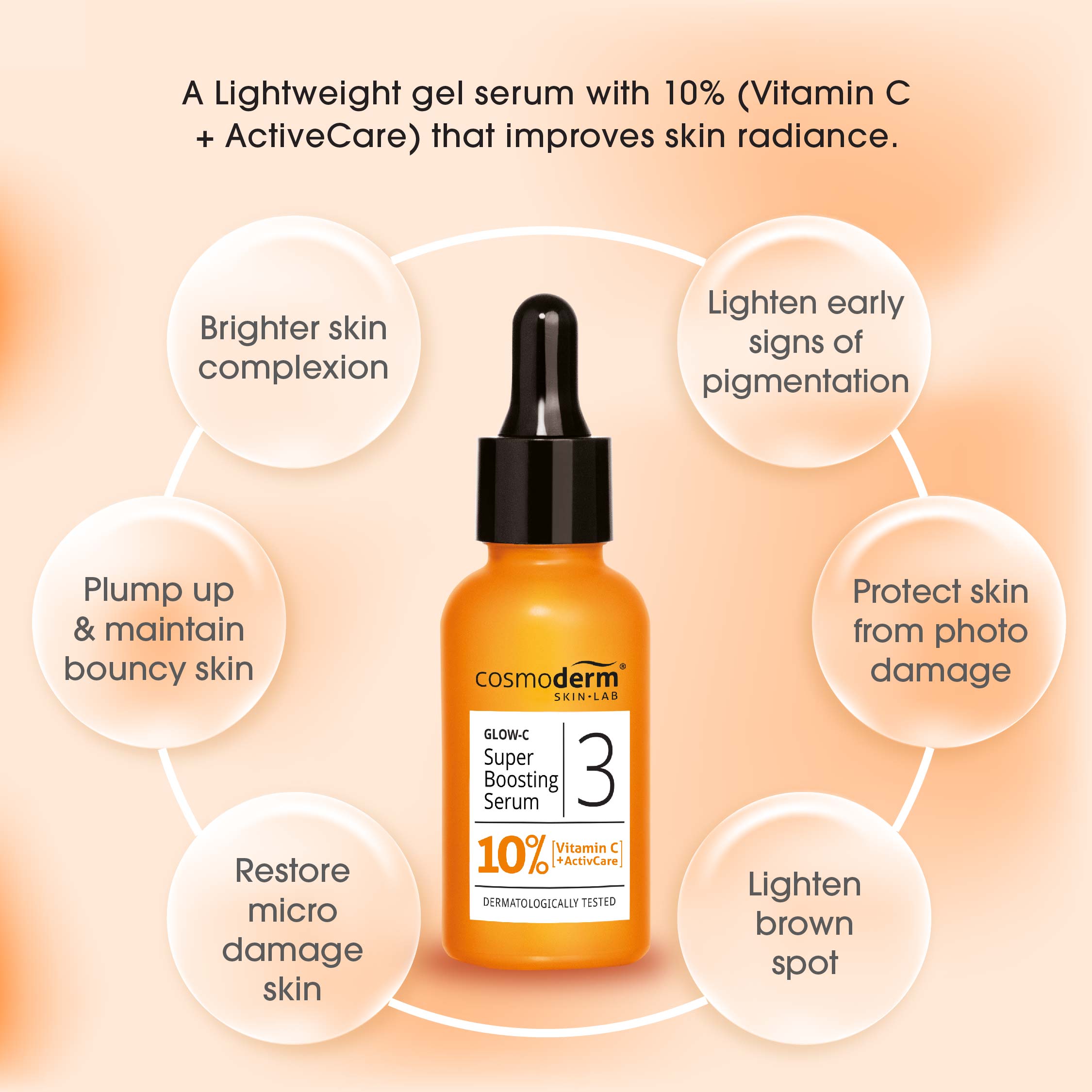 Glow-C Super Boosting Serum 10% [Vitamin C + ActivCare]