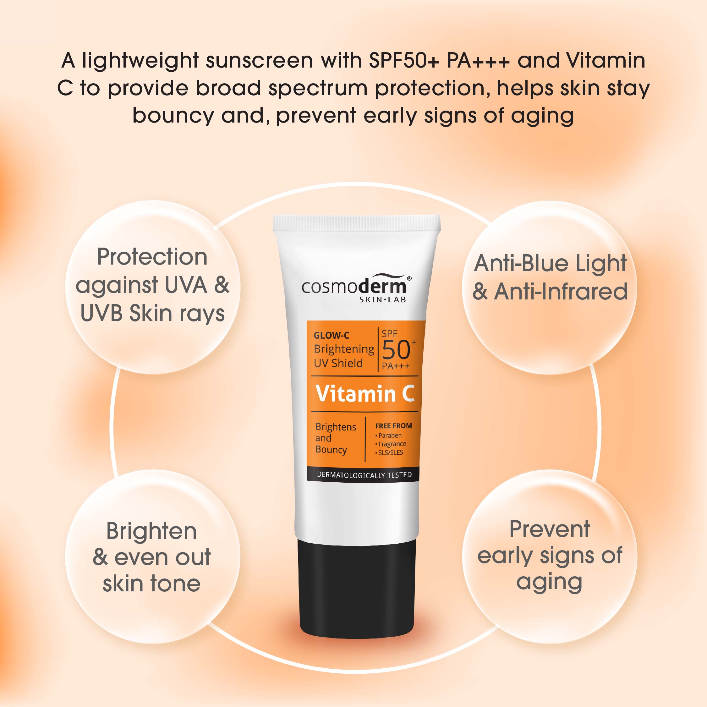 Glow-C Brightening UV Shield 30ml
