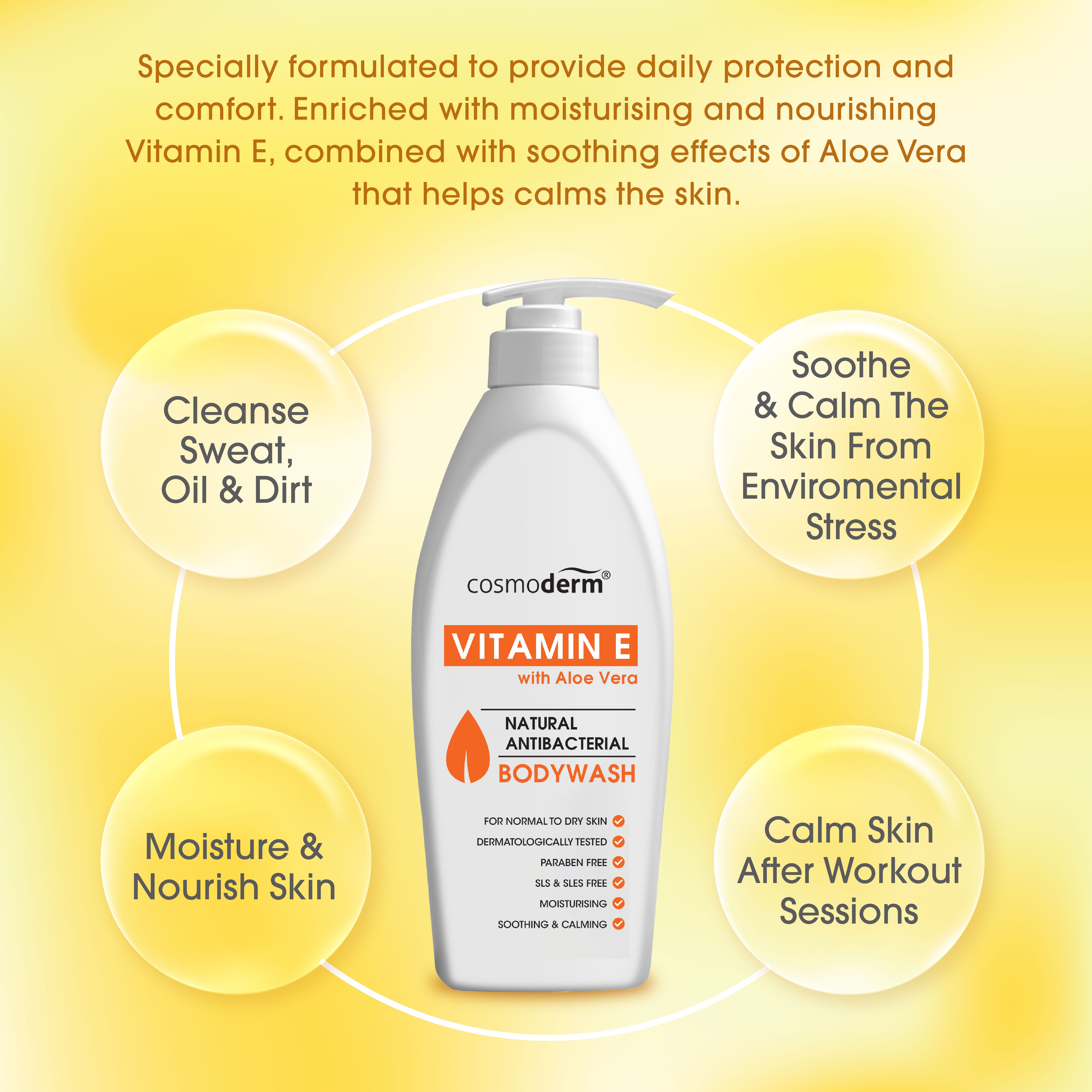 Vitamin E Bodywash 500ml