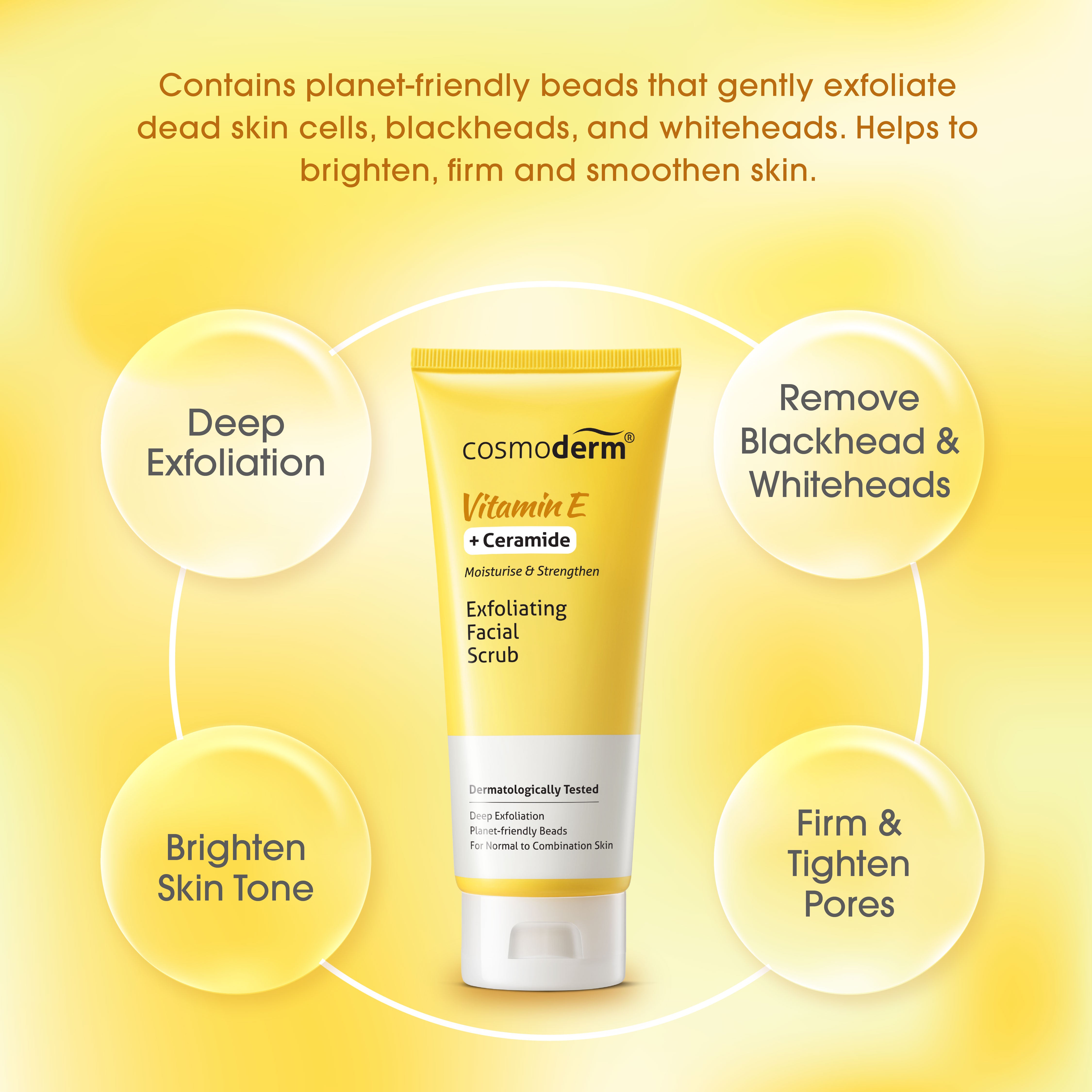 Vitamin E Exfoliating Facial Scrub 125ml