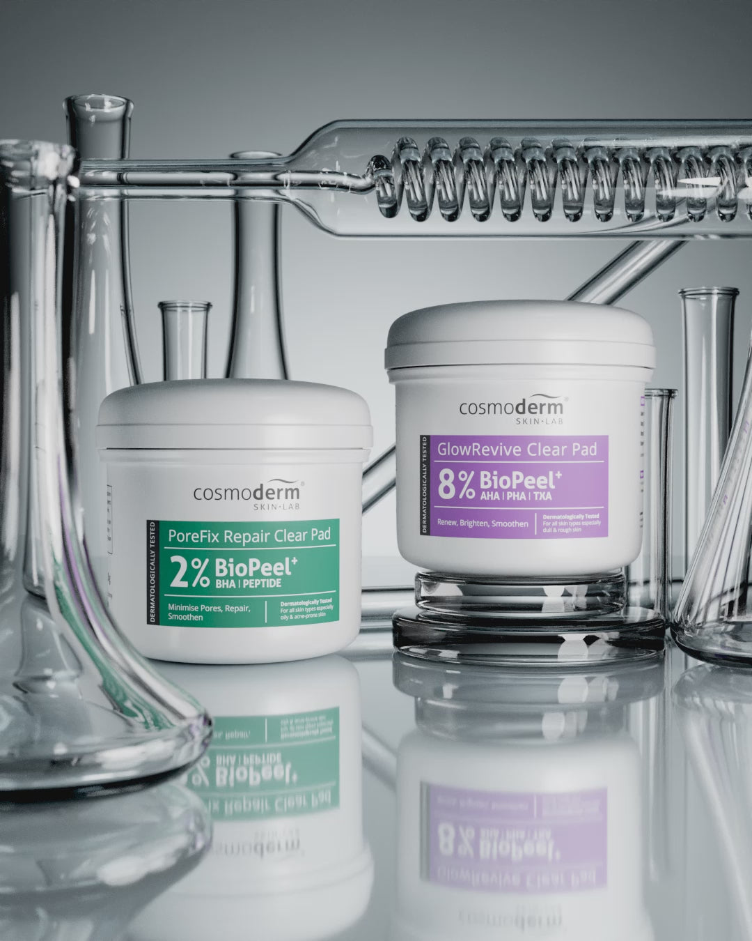 GlowRevive BioPeel+ Clear Pad 60pcs