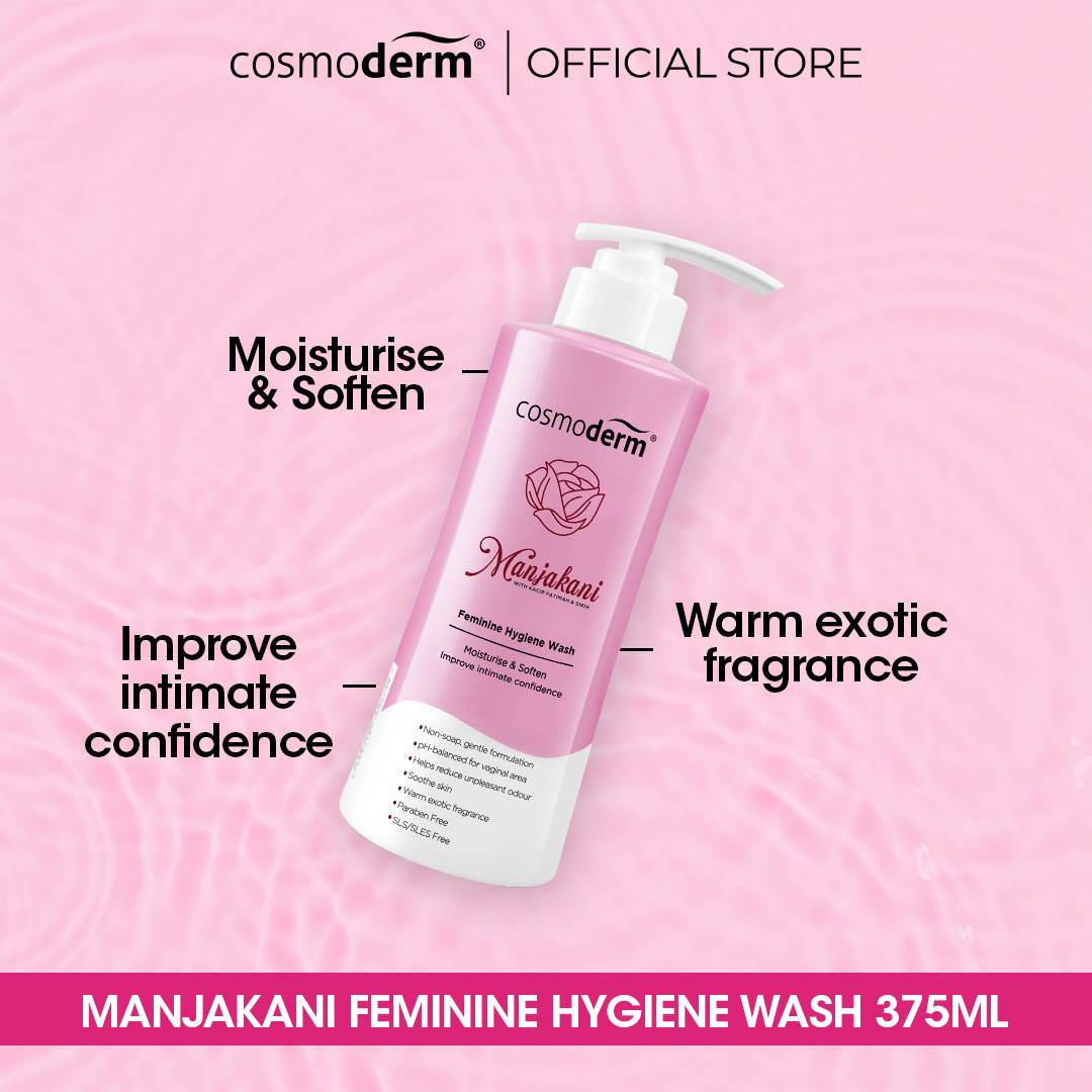 Cosmoderm Manjakani Feminine Hygiene Wash (with Kacip Fatimah & Sirih